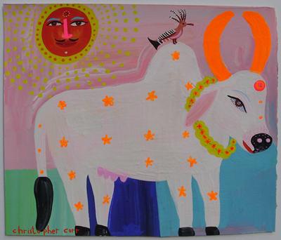 Sacred Cow & Hoopoe by Christopher Corr