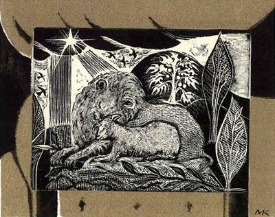 Lion & Lamb by Mary Kuper