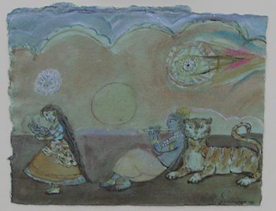 Mira's Lord Is Half Lion And Half Man by David Hollington