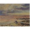 Rainbow Evening & Fishermen by Gerry Whybrow
