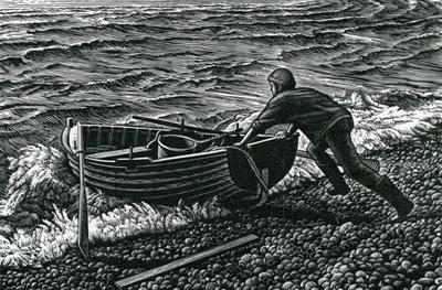 Chesil Boatman by Howard Phipps