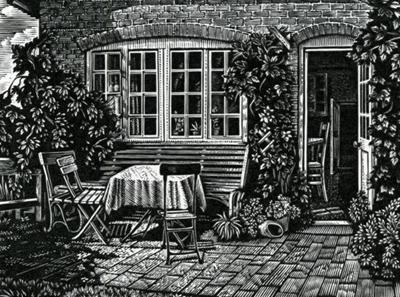 Kitchen Garden Doorway by Howard Phipps