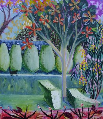 Peeps In Paradise (Dartington Yews) by Suzy Fasht