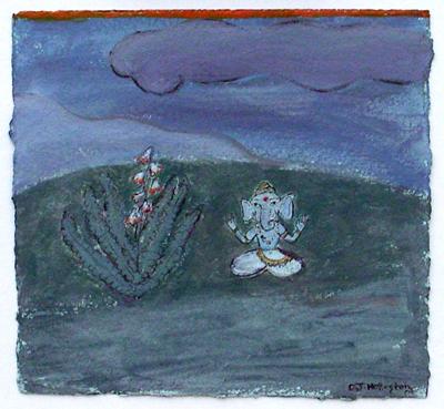 Seated Ganesha by David Hollington