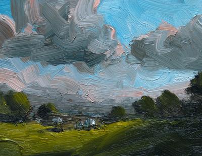 Cows In A Small Field by Robert Newton