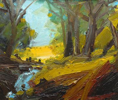 Sandy Hole, Autumn by Robert Newton