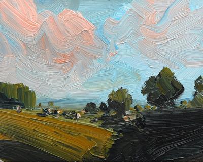 Strong Evening Light by Robert Newton