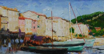 Summer Evening, Cassis, Provence by Marcel Gatteaux