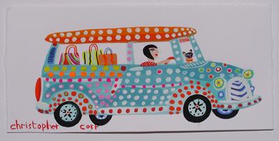 Spotty Estate Car by Christopher Corr