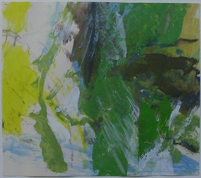 Dorset Landscape 1967 by John Hubbard