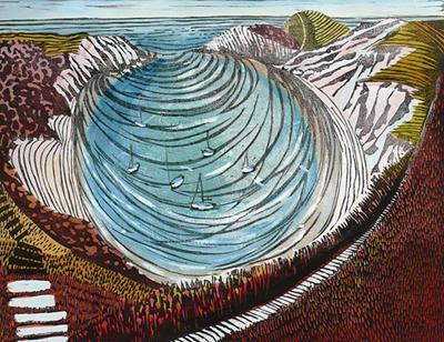Sea Encircled #8 by Liz Somerville