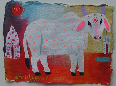Spotty White Cow by Christopher Corr