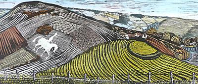 George III Rides Away #4 by Liz Somerville