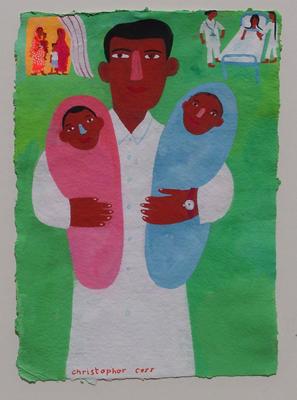 Dr Sazzad Delivers Twins by Christopher Corr