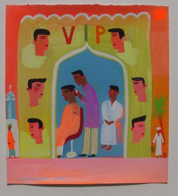 VIP Barber Shop, Luxor by Christopher Corr