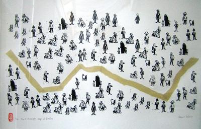 New & Accurate Map Of London by Jazmin Velasco
