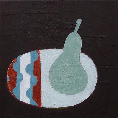 Pear On Burnt Umber by James Read