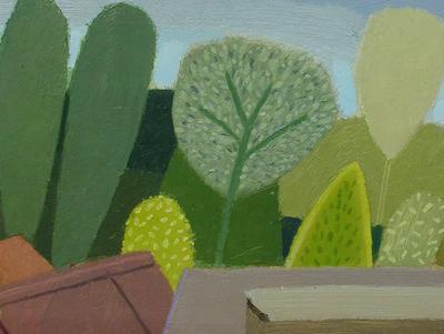 Shed & Trees, Littlemore by Andrew Walton