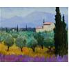 Olive Grove & Lavender, Lourmarin, Provence by Marcel Gatteaux