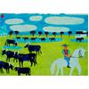 Bull Herding In The Carmargues by Christopher Corr