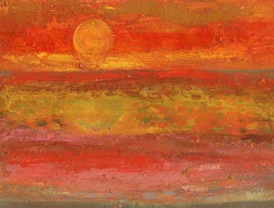 Sunset Over The Sea by Annabel Keatley