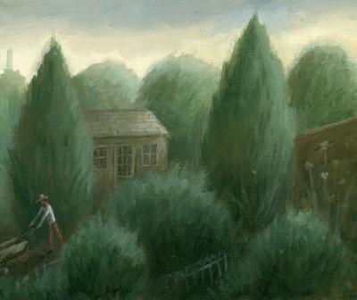 Shed & Shrubs by Greg Becker