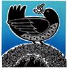 The Lino Bird VIII by Linda Farquharson