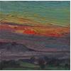 View Towards Chanctonbury Ring, East Sussex, Sunset by Lawrence Quigley