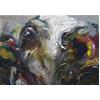 Series 3: Cow Painting #17 by Jelly Green