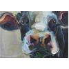 Series 3: Cow Painting #18 by Jelly Green