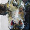 Series 3: Cow Painting #19 by Jelly Green