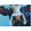 Series 3: Cow Painting #24 by Jelly Green