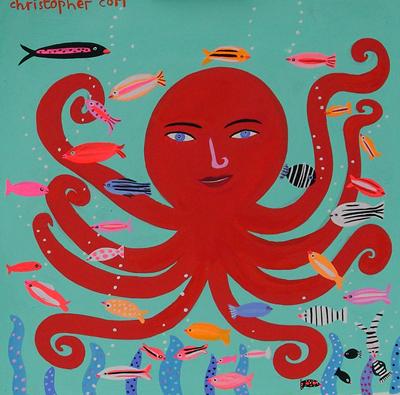 Red Octopus by Christopher Corr