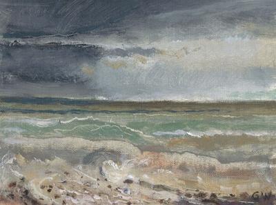 Wind, Rain, Storm Seas by Gerry Whybrow