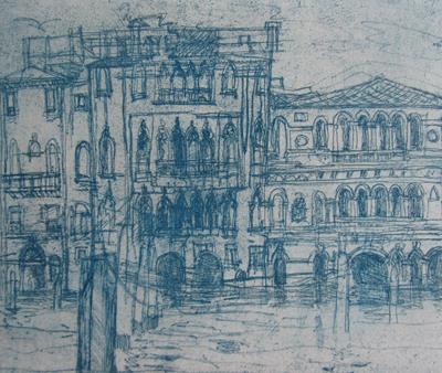 Venice, Grand Canal From S. Vio by Isobel Johnstone