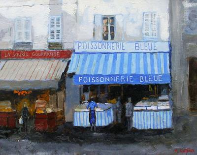 Fish Shop, Paris by Marcel Gatteaux