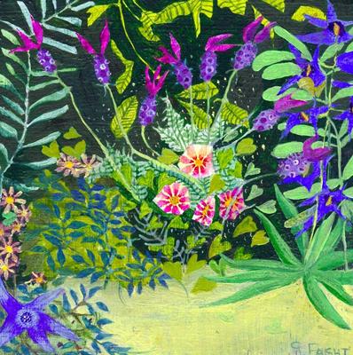 Garden With Lavender by Suzy Fasht