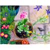 Garden Pots With Bird by Suzy Fasht
