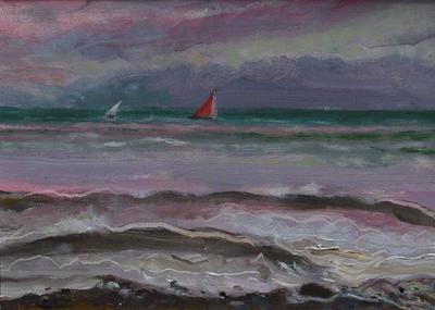 Evening Sky & Boats, Deal by Gerry Whybrow