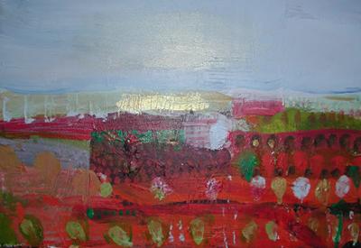 Red Dreamscape by Sandy Dooley
