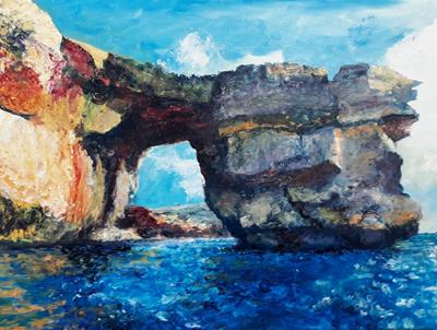 Azure Window, North Side by Will Smith