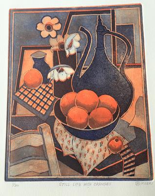 Still Life With Oranges by Maurice Moeri