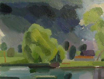 Binsey Storm by Andrew Walton