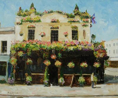 The Churchill Arms by Marcel Gatteaux