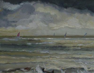 English Channel From Deal, Kent by Gerry Whybrow