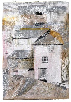 Portloe: Slipway, Fierce Storm & Seaspray by Jonathan Christie