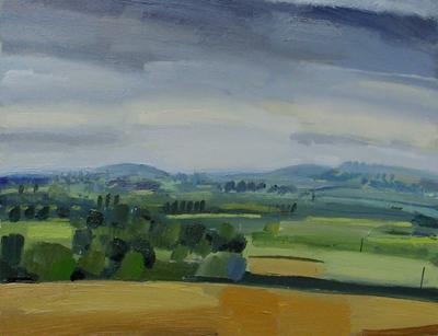 Otmoor From Noke Hill by Andrew Walton