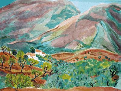 Farmhouse, Las Alpujarras by Annabel Keatley