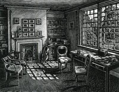 Thomas Hardy's Study At Max Gate, Dorchester by Howard Phipps