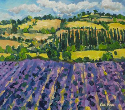 North Kent Lavender Field by Paul Finn